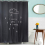 180*180 Abstract Dandelion Custom 3d Shower Curtains Flower Bathroom Curtain Fabric Washable Polyester for Bathtub Art Decor