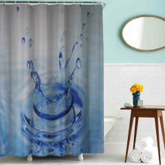 180*180 Abstract Dandelion Custom 3d Shower Curtains Flower Bathroom Curtain Fabric Washable Polyester for Bathtub Art Decor