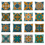 New Bohemian Ethnic Style Linen Printed Car Sofa Cushion Cover /