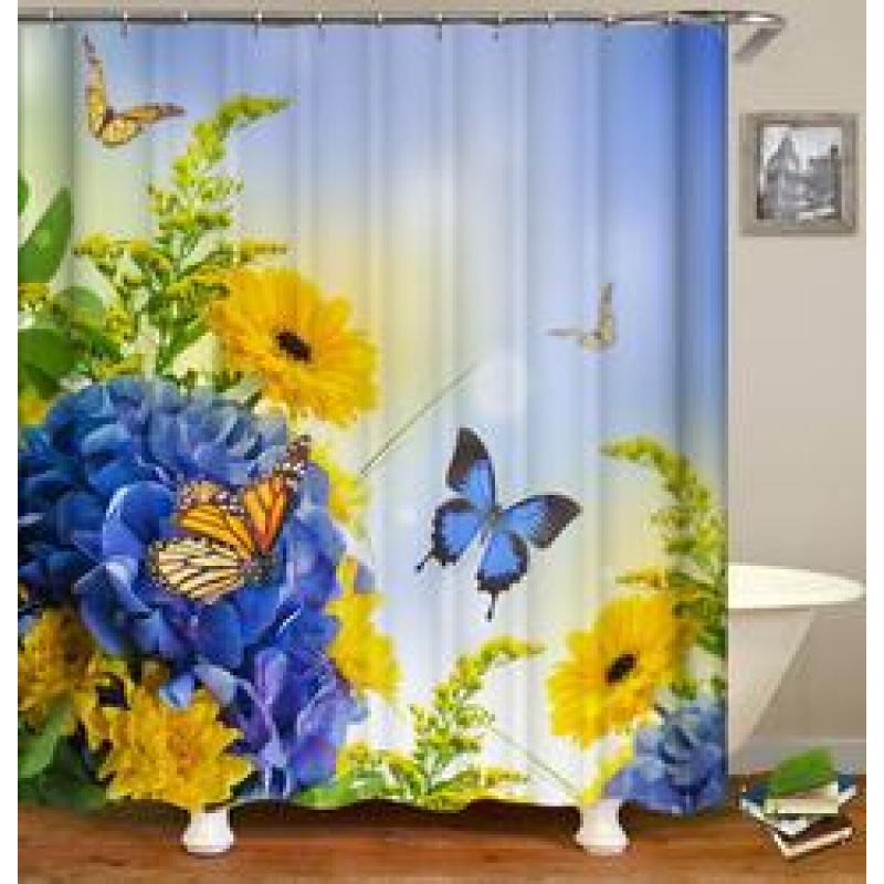 Extra Long  Shower Curtains For Bathroom,Fancy Design Bathroom Shower Curtain/