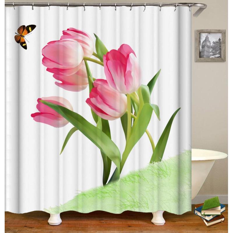 Extra Long  Shower Curtains For Bathroom,Fancy Design Bathroom Shower Curtain/