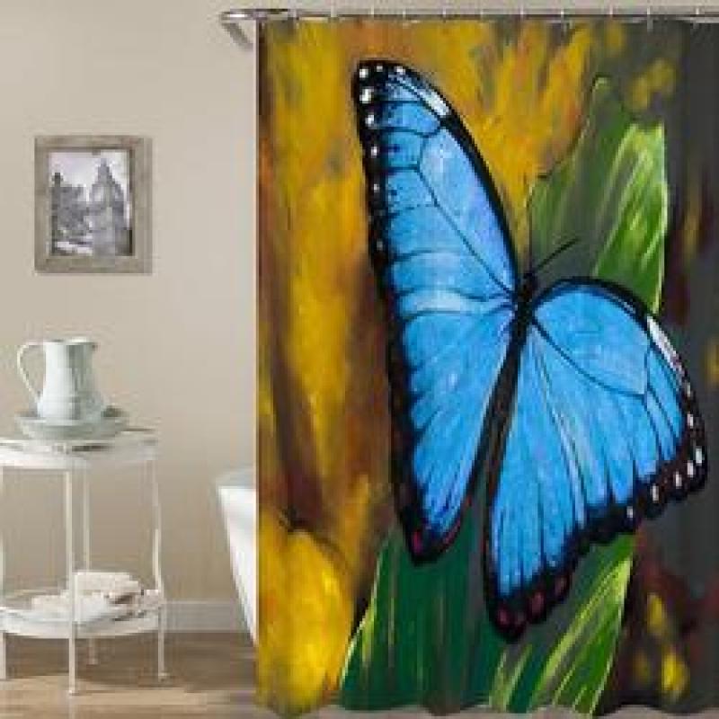 Extra Long  Shower Curtains For Bathroom,Fancy Design Bathroom Shower Curtain/