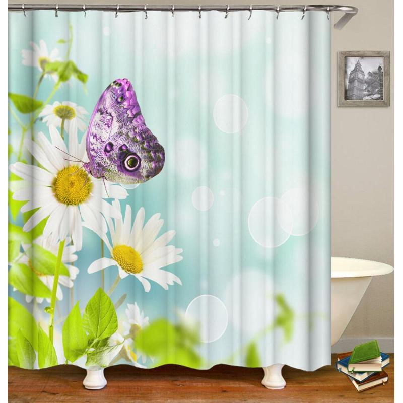Extra Long  Shower Curtains For Bathroom,Fancy Design Bathroom Shower Curtain/