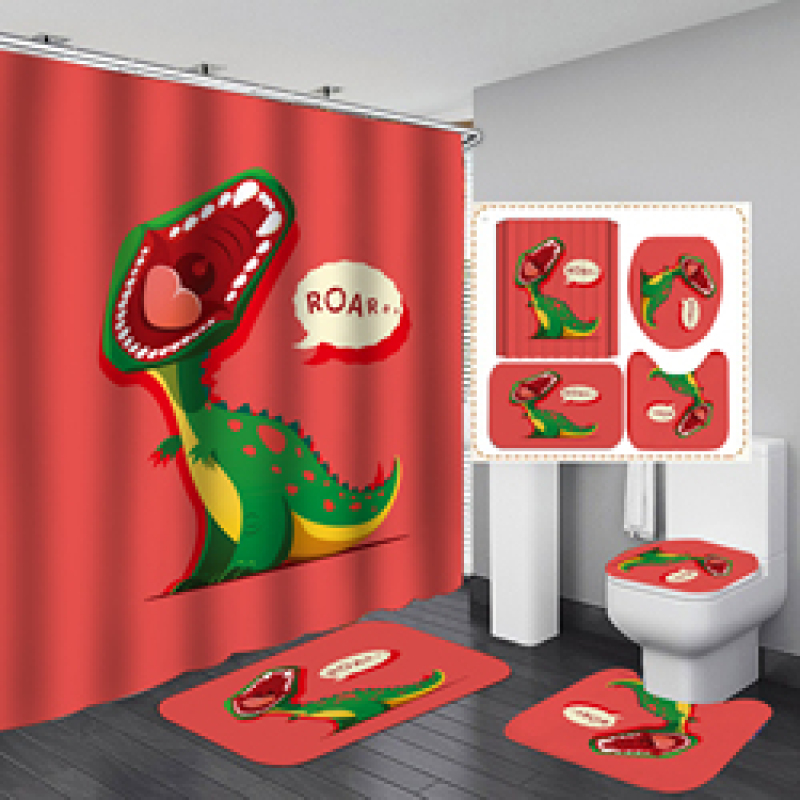 Branded Printable Curtain Shower Custom, Custom Printed Wholesale Weighted Custom Shower Curtain Printing/
