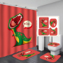 Branded Printable Curtain Shower Custom, Custom Printed Wholesale Weighted Custom Shower Curtain Printing/