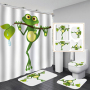 Branded Printable Curtain Shower Custom, Custom Printed Wholesale Weighted Custom Shower Curtain Printing/