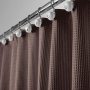 Custom waterproof Waffle shower curtain Bath room shower curtain polyester Waffle fabric Shower curtain