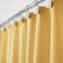 Custom waterproof Waffle shower curtain Bath room shower curtain polyester Waffle fabric Shower curtain