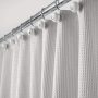 Custom waterproof Waffle shower curtain Bath room shower curtain polyester Waffle fabric Shower curtain