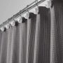 Custom waterproof Waffle shower curtain Bath room shower curtain polyester Waffle fabric Shower curtain