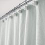 Custom waterproof Waffle shower curtain Bath room shower curtain polyester Waffle fabric Shower curtain