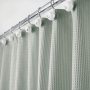Custom waterproof Waffle shower curtain Bath room shower curtain polyester Waffle fabric Shower curtain