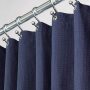 Custom waterproof Waffle shower curtain Bath room shower curtain polyester Waffle fabric Shower curtain