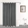 Trendy Polyester Shower Curtains,  Waterproof Printed Bathroom Curtain with Hooks$ /