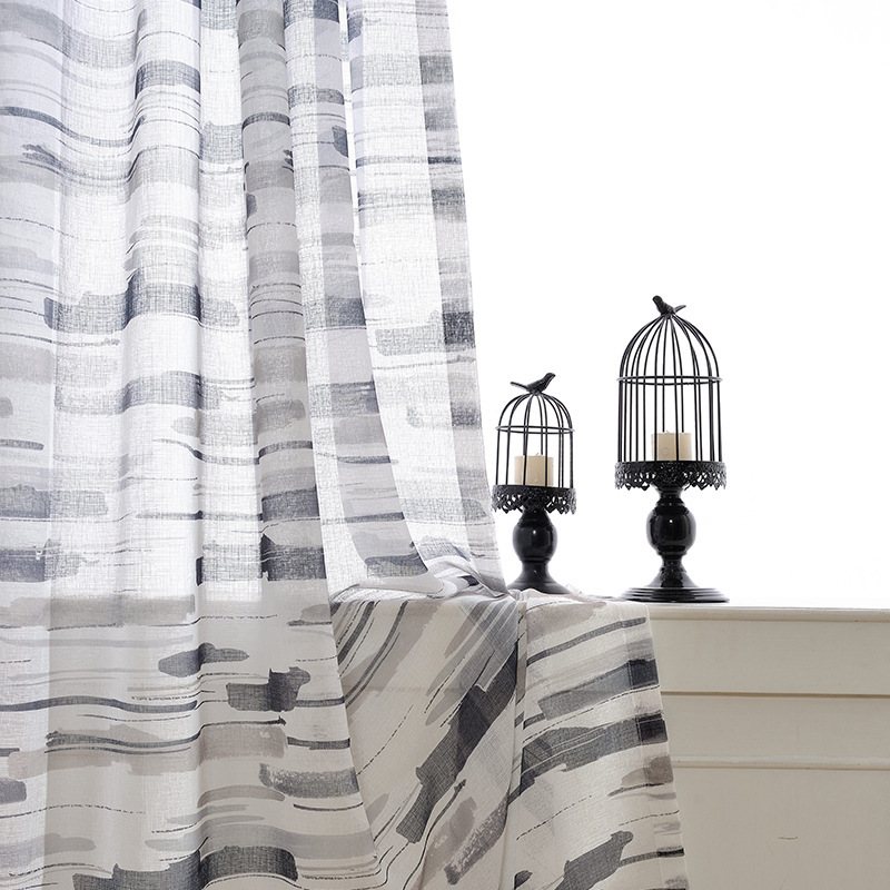 Best Selling Products China Kids Curtains Printed Curtain Fabric,Luxury Bedroom Sheer Fabric Curtain for Living Room#