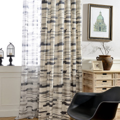 Best Selling Products China Kids Curtains Printed Curtain Fabric,Luxury Bedroom Sheer Fabric Curtain for Living Room#