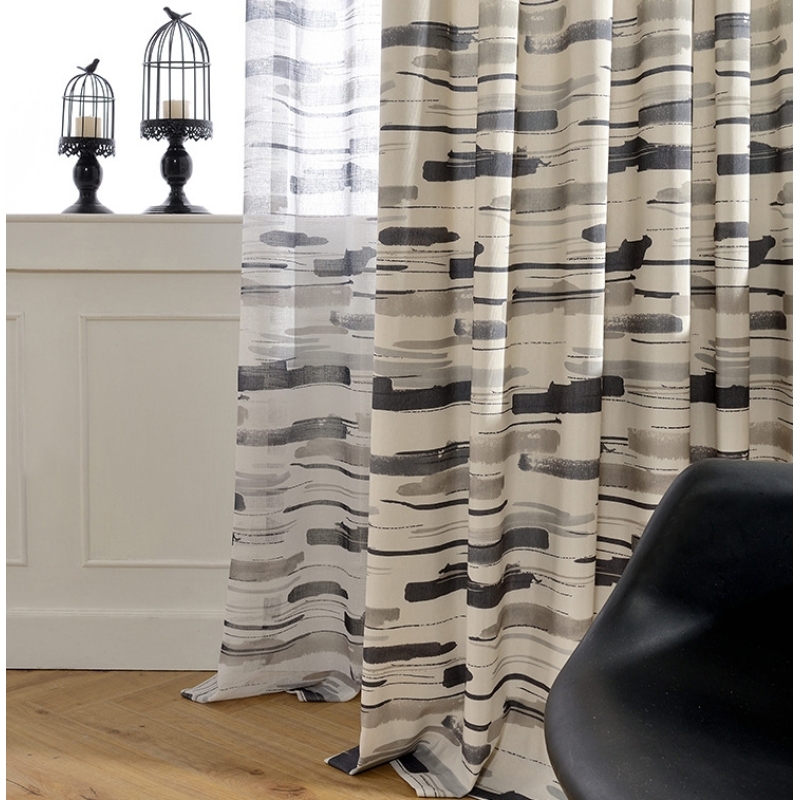 Best Selling Products China Kids Curtains Printed Curtain Fabric,Luxury Bedroom Sheer Fabric Curtain for Living Room#