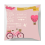 Latest Valentine Pattern 100% Polyester Bed Chair Cushion Cover, Wholesale Personalized Your Design 3D Cushion Cover/