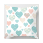 Latest Valentine Pattern 100% Polyester Bed Chair Cushion Cover, Wholesale Personalized Your Design 3D Cushion Cover/