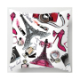 Latest Valentine Pattern 100% Polyester Bed Chair Cushion Cover, Wholesale Personalized Your Design 3D Cushion Cover/