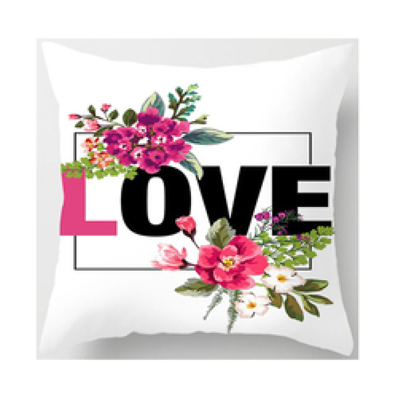 Latest Valentine Pattern 100% Polyester Bed Chair Cushion Cover, Wholesale Personalized Your Design 3D Cushion Cover/