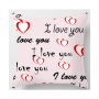 Latest Valentine Pattern 100% Polyester Bed Chair Cushion Cover, Wholesale Personalized Your Design 3D Cushion Cover/