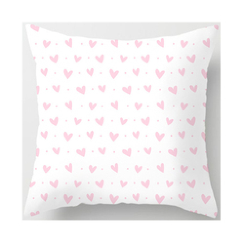 Latest Valentine Pattern 100% Polyester Bed Chair Cushion Cover, Wholesale Personalized Your Design 3D Cushion Cover/