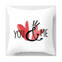 Latest Valentine Pattern 100% Polyester Bed Chair Cushion Cover, Wholesale Personalized Your Design 3D Cushion Cover/