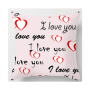 Latest Valentine Pattern 100% Polyester Bed Chair Cushion Cover, Wholesale Personalized Your Design 3D Cushion Cover/