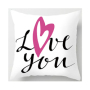 Latest Valentine Pattern 100% Polyester Bed Chair Cushion Cover, Wholesale Personalized Your Design 3D Cushion Cover/