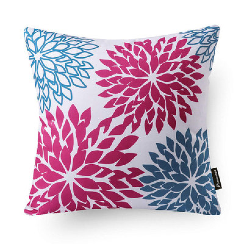 Throw Cushion Cover for Home Decoration,  Throw Pillow Case Cushion Cover, Yellow and Grey/