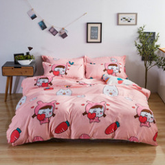 Factory Direct Wholesale 4 Piece Suit Bedding Set Baby Bedsheet, Student Dormitory Reactive Printing Bedding Sets/