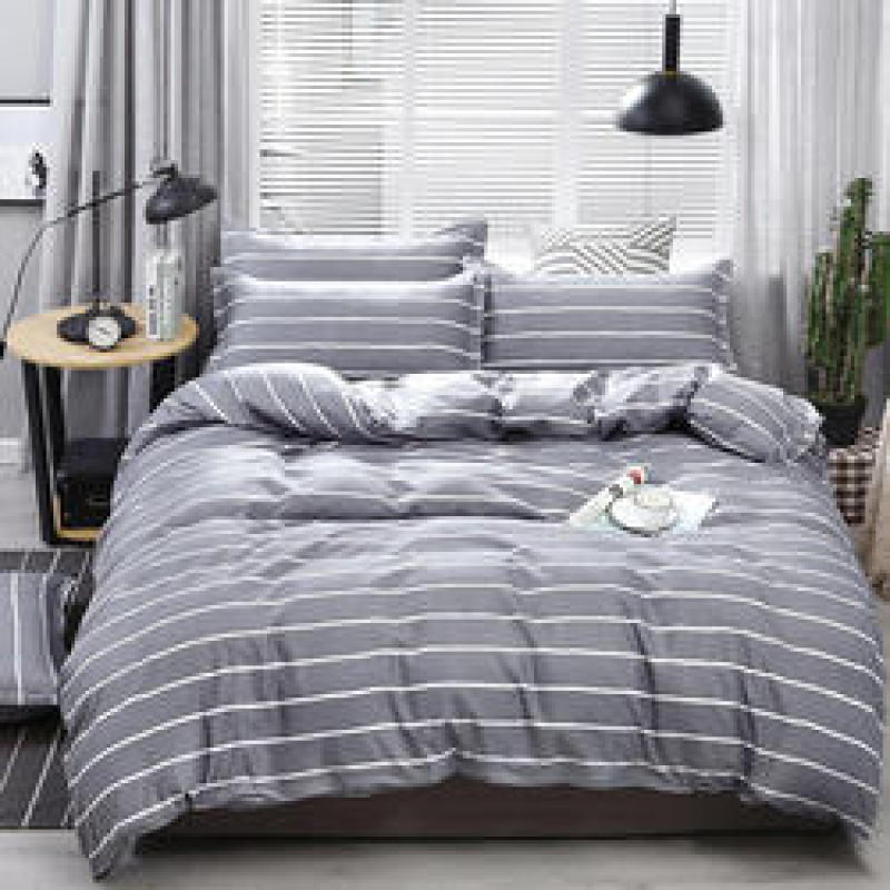 Fabrik Direkt Großhandel 4 Stück Anzug Bettwäsche Set Baby Bettlaken, Studentenwohnheim Reaktivdruck Bettwäsche-Sets/