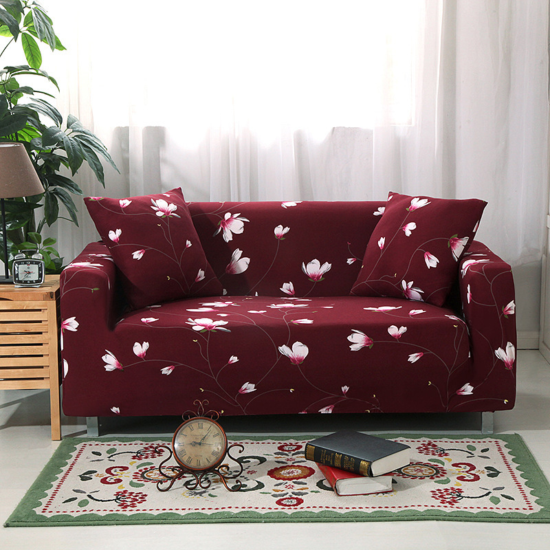 Floral Plant Pattern Sofa Cover Elastic Stretch Universal Sofa Slipcover Sectional Throw Couch Corner Cover For Furniture/