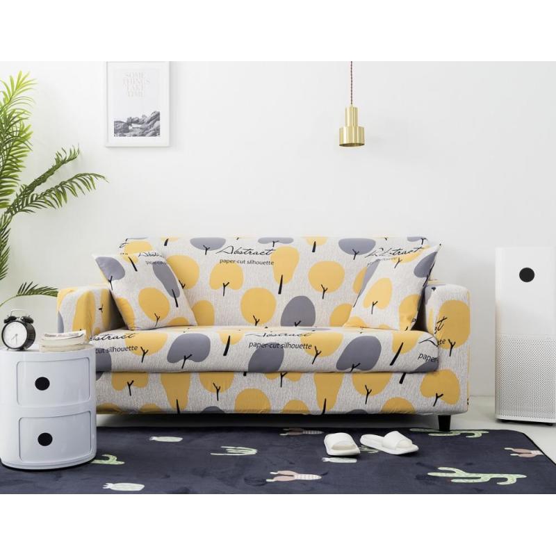 Floral Plant Pattern Sofa Cover Elastic Stretch Universal Sofa Slipcover Sectional Throw Couch Corner Cover For Furniture/