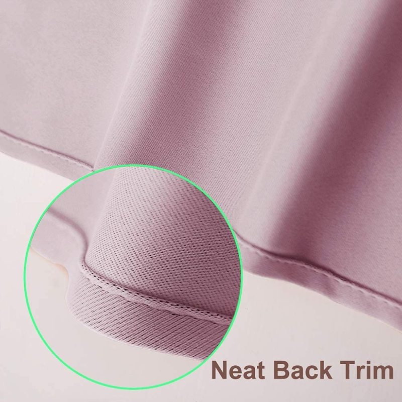 Hot selling 100% polyester ready made stock one piece soft thermal blackout kitchen curtains