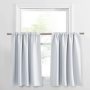 Hot selling 100% polyester ready made stock one piece soft thermal blackout kitchen curtains