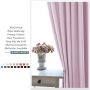 Hot selling 100% polyester ready made stock one piece soft thermal blackout kitchen curtains
