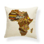 African Style Cushion Cover, Linen African  Printed Home Sofa Decoration Pillow case