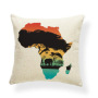 African Style Cushion Cover, Linen African  Printed Home Sofa Decoration Pillow case