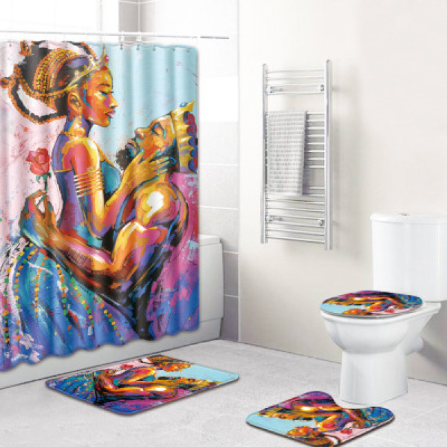 Nice Shower Curtain ,Couple Men And Women Bathroom Decoration Shower Curtain/