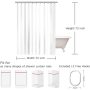Misty Forest Shower Curtains Natural Woodland Modern National Bathroom Curtain Waterproof Anti-peeping Bathing Cover with Hooks