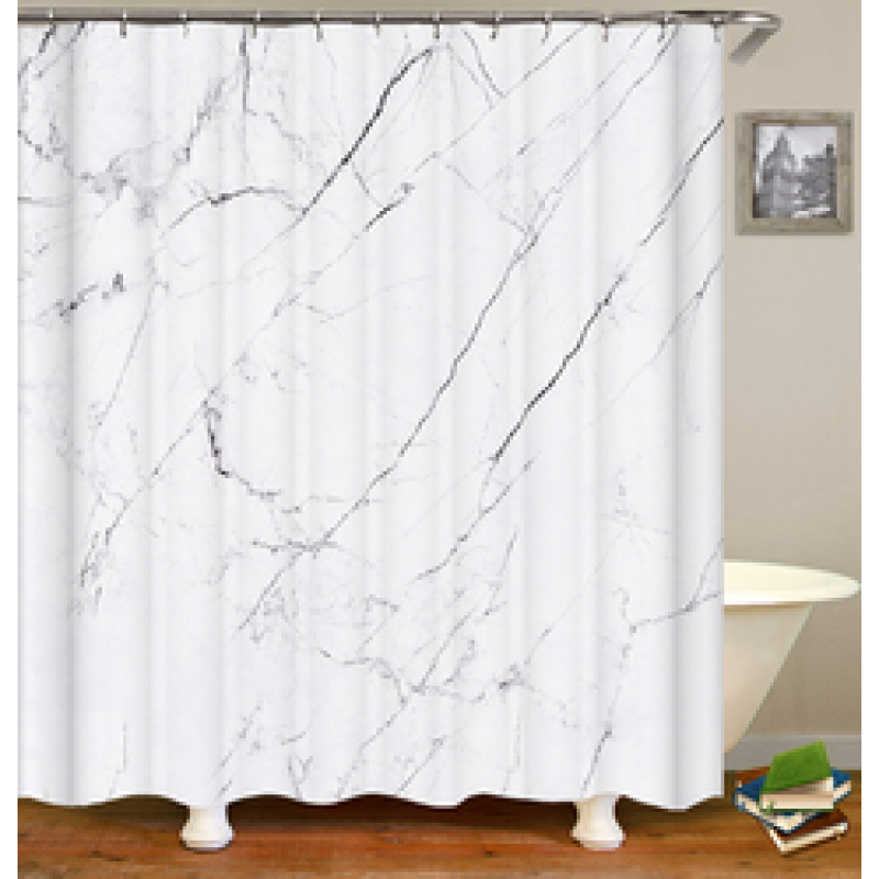 China Weighted Shower Curtains For Bathroom, European Custom Print Custom Shower Curtain Printing/