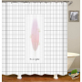 China Weighted Shower Curtains For Bathroom, European Custom Print Custom Shower Curtain Printing/