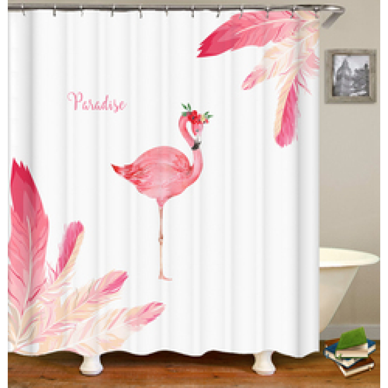 China Weighted Shower Curtains For Bathroom, European Custom Print Custom Shower Curtain Printing/