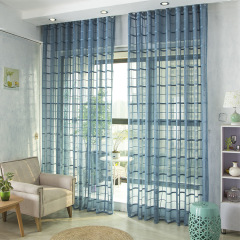 Ready Made Homes Living Room Sheer Fabric,Wholesale Fabric Sheer Curtain Design For Church#