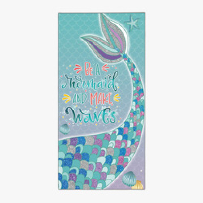 OEM Mermaid Microfiber Beach Towel, Super Soft PonchoPrinting Beach Towel #