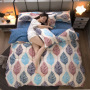 White Comforter Sets,Printed Home Textile Bedding Set#