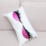 Korean version popular fashion eyelashes rectangular pillow,Cushion Cover Velvet Fabric Cushion/