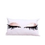 Korean version popular fashion eyelashes rectangular pillow,Cushion Cover Velvet Fabric Cushion/